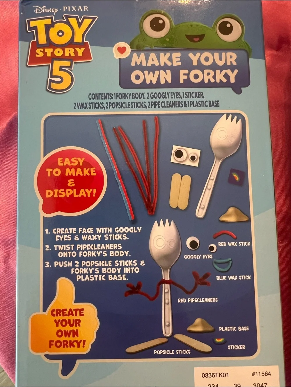 Toy Story 5 Make Your Own Forky & Karen Set - Blue Packaging